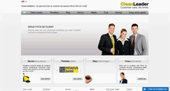 Desktop Screenshot of cleanleader.ro